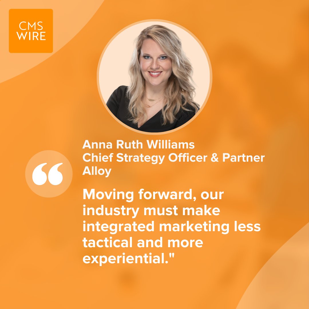 To improve brand reputation, revenue and loyalty, focus less on marketing transactions and more on creating meaningful experiences. <a href="/AnnaRuth/">anna ruth</a>, Chief Strategy Officer &amp; Partner at <a href="/alloy_crew/">Alloy</a>, sheds light on what Alloy calls “The Era of Engagement.” #sponsoredcontent