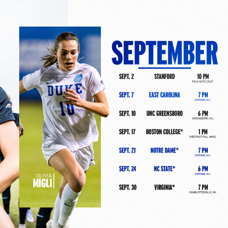 DukeWSOC's tweet photo. It's here! ⚽

#GoDuke