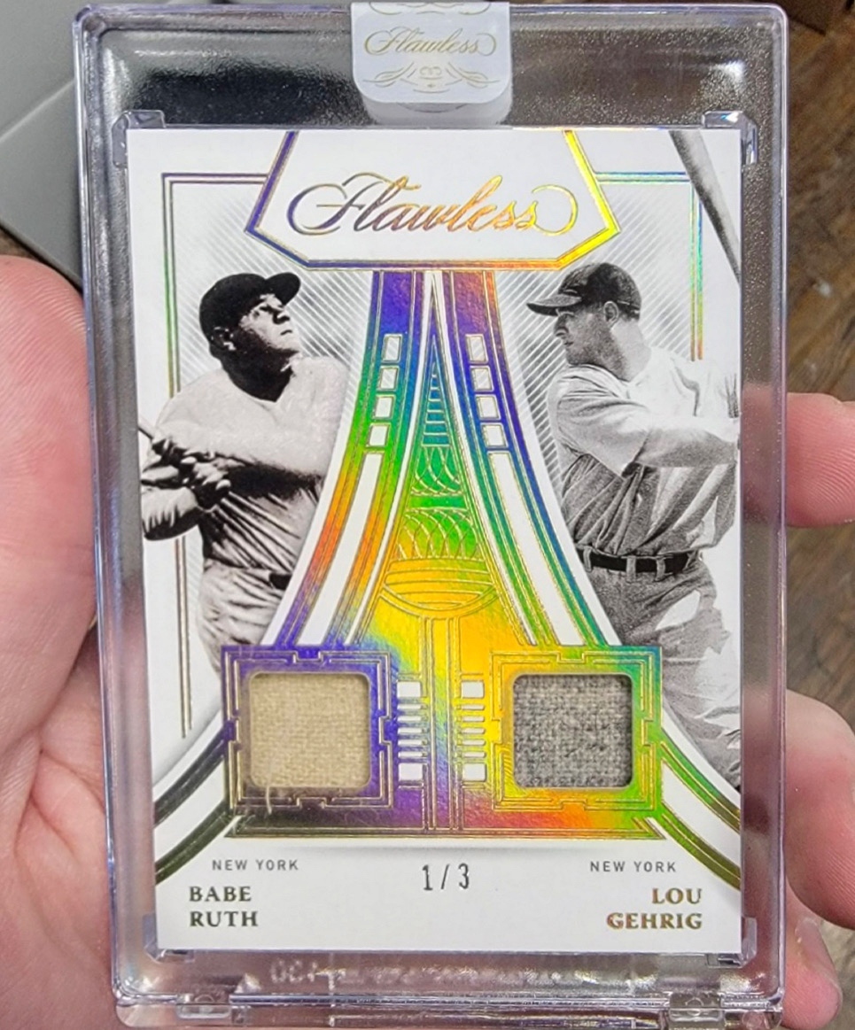 BABE RUTH + LOU GEHRIG Dual Game Used Patches /3 💣
Out of 2022 MLB Flawless 📦