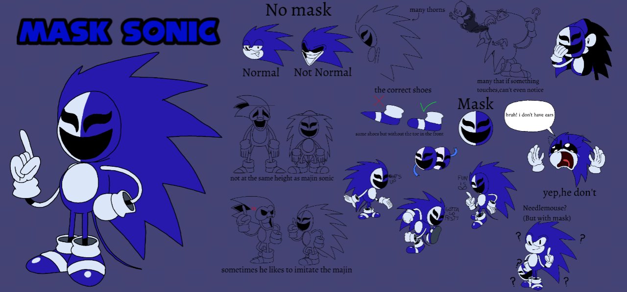 Majin Sonic has a mask? -  in 2023
