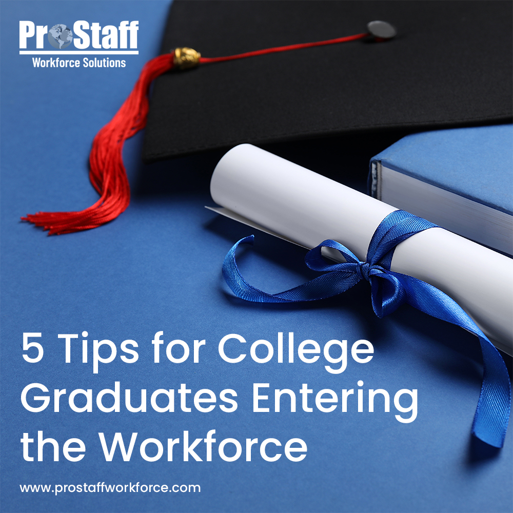 5 Tips for College Graduates Entering the Workforce
* Know and accept your career type
* Be organized and resourceful
* Cultivate your social and communication skills
* Improve by learning from mistakes
* Find a mentor

#hiring #recruiting #2023grads #collegegrad #entrylevel #job