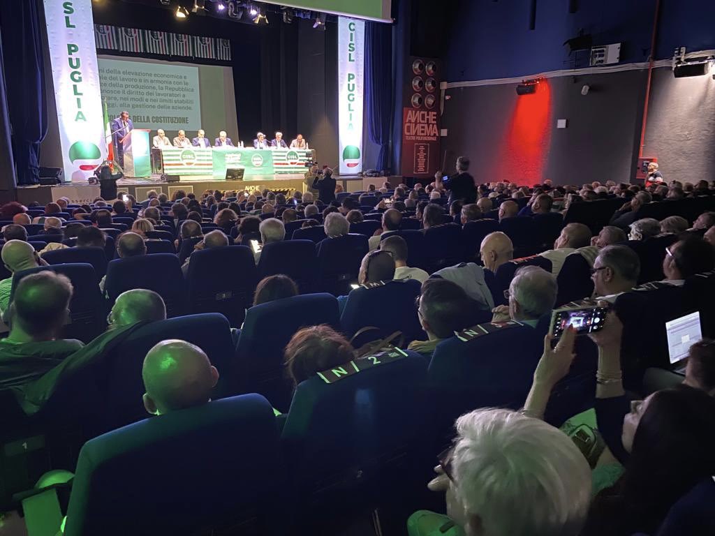 Il segretario generale della Cisl #LuigiSbarra oggi a #Bari dove concluderà l’iniziativa organizzata dalla Usr <a href="/CislPuglia/">Cisl Puglia</a> sulla proposta di legge di iniziativa popolare sulla #partecipazione.
#unpostoaltavolo