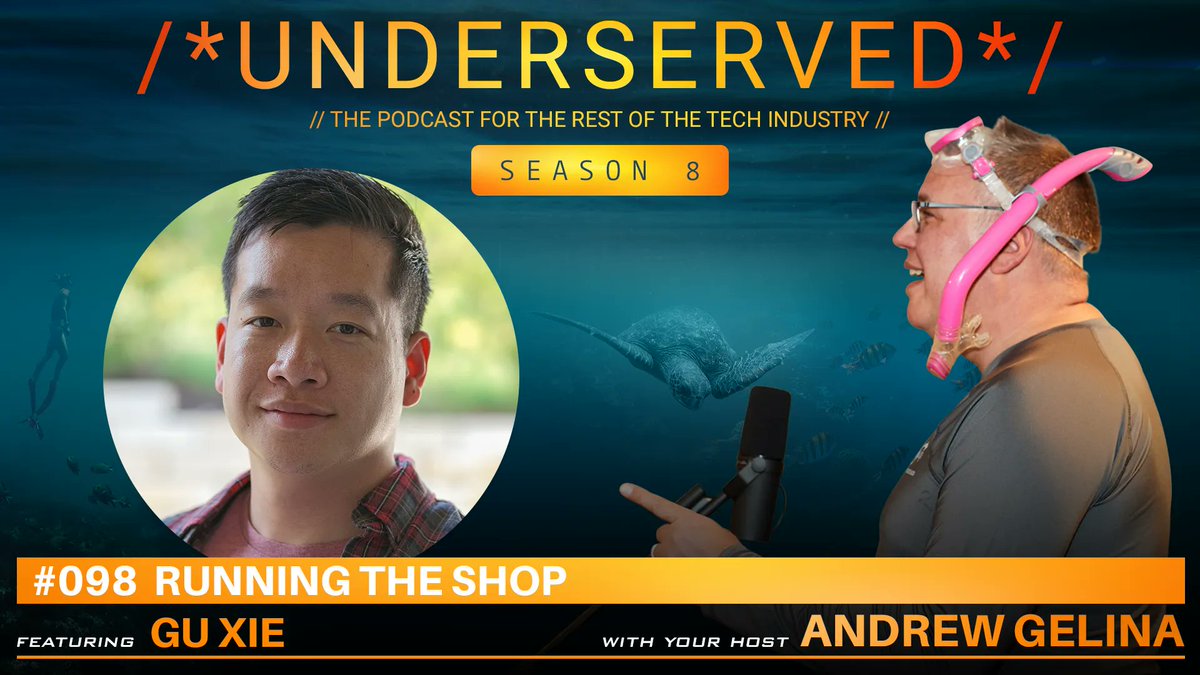 Episode #098 of Underserved features @Gu Xie live from Texas. Featured: his unlikely story of growing up as a Chinese immigrant in Belize, moving to the US, and learning some tough lessons in and out of the classroom at the University of Georgia. 
buff.ly/421vDMD