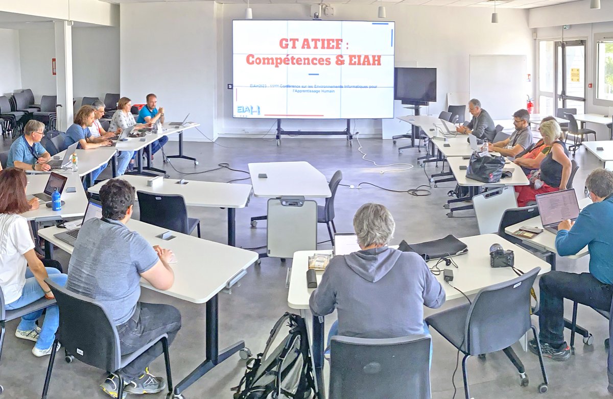 IMTAtlantique's tweet photo. 📣 [#EIAH2023] La 11e #conférence sur les Environnements Informatiques pour l’Apprentissage Humain (EIAH) a ouvert ses portes à #IMTAtlantique, sur le campus de #Brest 
#iA  #education #ChatGPT #recherche https://t.co/4Ew78qMasO