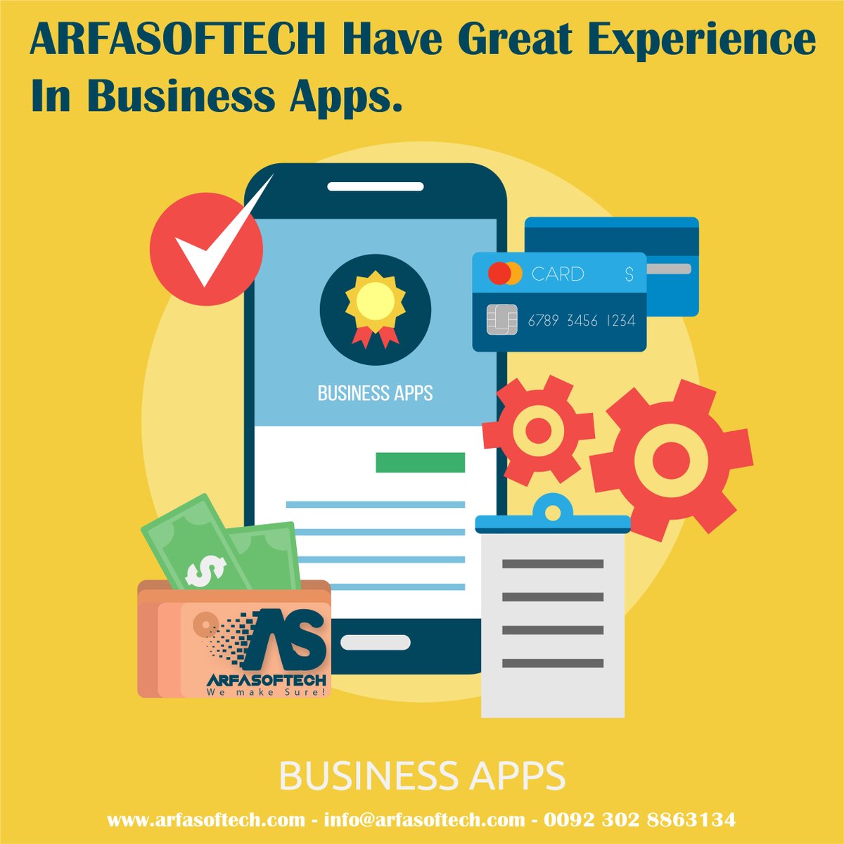 fahad_iffi's tweet image. Thinking of ways to grow your business? Having a mobile app benefits your business in more ways than one!

contact us @ arfasoftech.com/contact

#arfasoftech #business_apps #mobile_apps #experience
