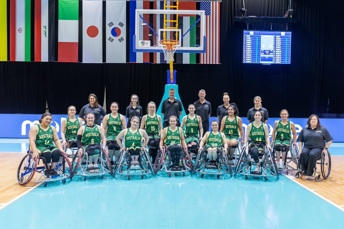 AUS <a href="/BasketballAus/">Basketball Australia</a> <a href="/AusGliders/">Australian Gliders</a> about to take on Brazil 🇧🇷 in game 2 at the <a href="/_IWBF/">IWBF ➡ #WheelchairBasketball</a> World Championships in Dubai.