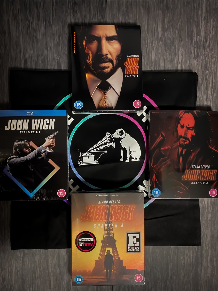 JOHN WICK CHAPTER 4 out now in hmv on dvd and blu-ray ! 🔫🏍️🧔🏻‍♀️ 
#JohnWick4 #hmvbluewater #HMV #KeanuReeves
