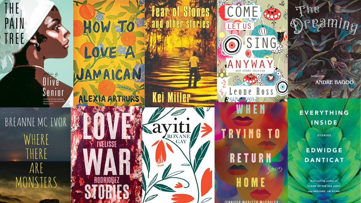 Caribbean Short Stories for you to read. 

I always recommend short story collections for people who want to start reading Caribbean because its so easy to jump in and out of.

Here are some of my favourites. #ReadCaribbean