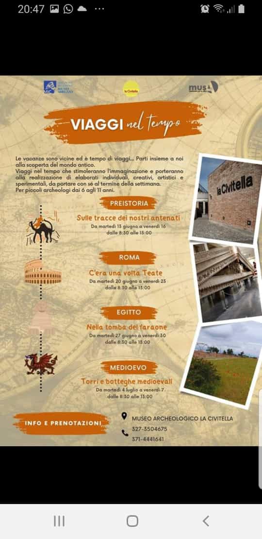 MNEMOSYNECH's tweet photo. VIAGGI NEL TEMPO
#teate #chieti #lascuolastafinendo #laboratoriocreativo #museiarcheologicichieti #piccoliarcheologi #vacanze #estate https://t.co/AqDQUGaFGS