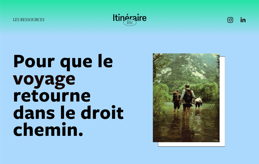 #Transition Un collectif ("Itinéraire Bis") met à dispo des ressources pour aider journalistes et influenceurs à "changer les imaginaires du voyage"

📞 annuaire de contacts
🌄 photothèque libre de droits
📈 glossaire de tendances
📚 charte éditoriale

👉itinerairebis.eco