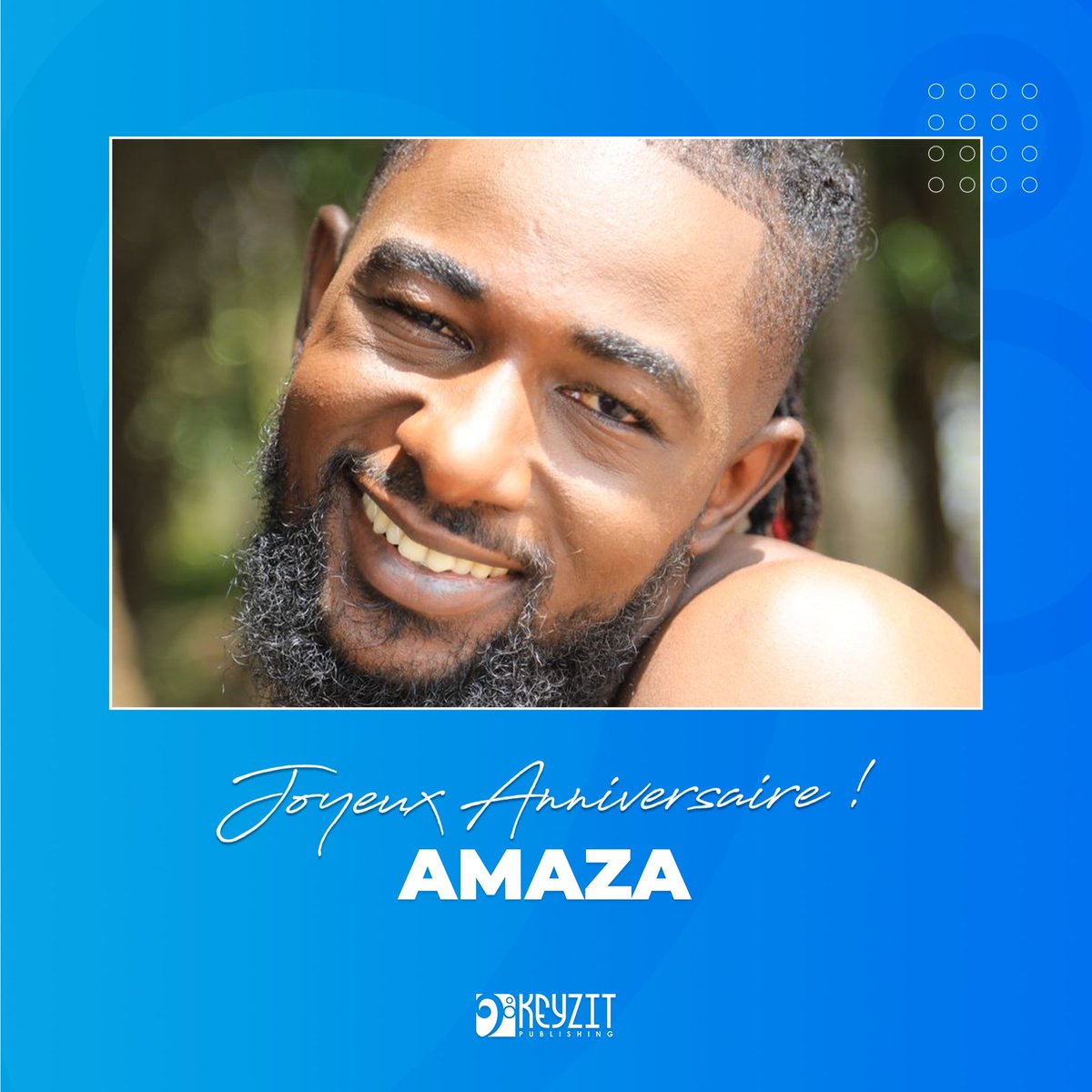 keyzitGuinee's tweet image. Toute l&apos;équipe de KEYZIT GUINEE souhaite un joyeux anniversaire à l&apos;artiste  AMAZA du groupe Amatala signé en distribution et édition chez Keyzit !

Nos vœux les meilleurs ! 🥳🎁🎉

#Amaza #KeyzitCelebration #KeyzitPublishing #KeyzitGuinee #KeyzitafricanMajor