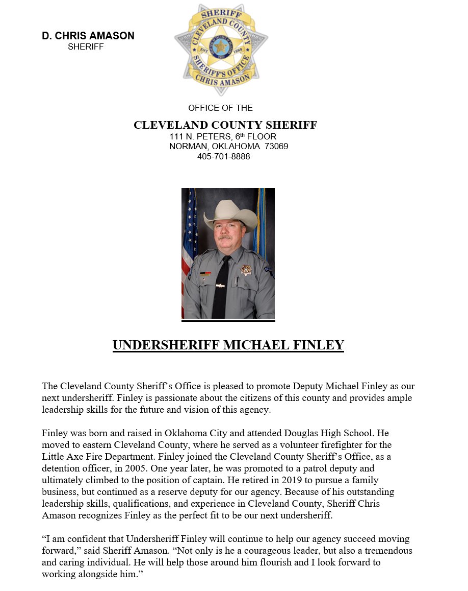 Sheriff Cleveland Co tweet media
