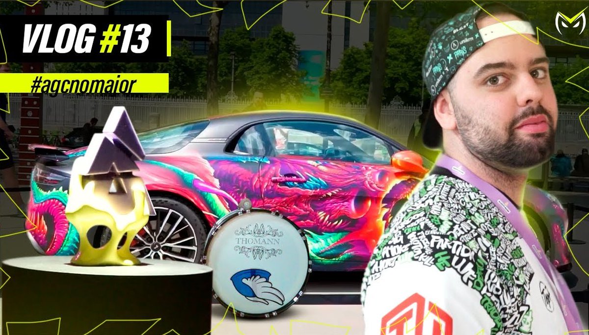 🚨VLOG #13 - Com saudades do Major? Demos um giro por dentro da Arena e mostramos um pouco do backstage.

E claro que taxamos o <a href="/fillipebt/">BT</a> e <a href="/andrekenzo11/">Liminha 🇧🇷🇧🇷🇧🇷</a> no caminho 🤣

Veja aqui 👉 youtu.be/LG7kFyoVBPg 
#agcnomajor #BLASTTVMajor