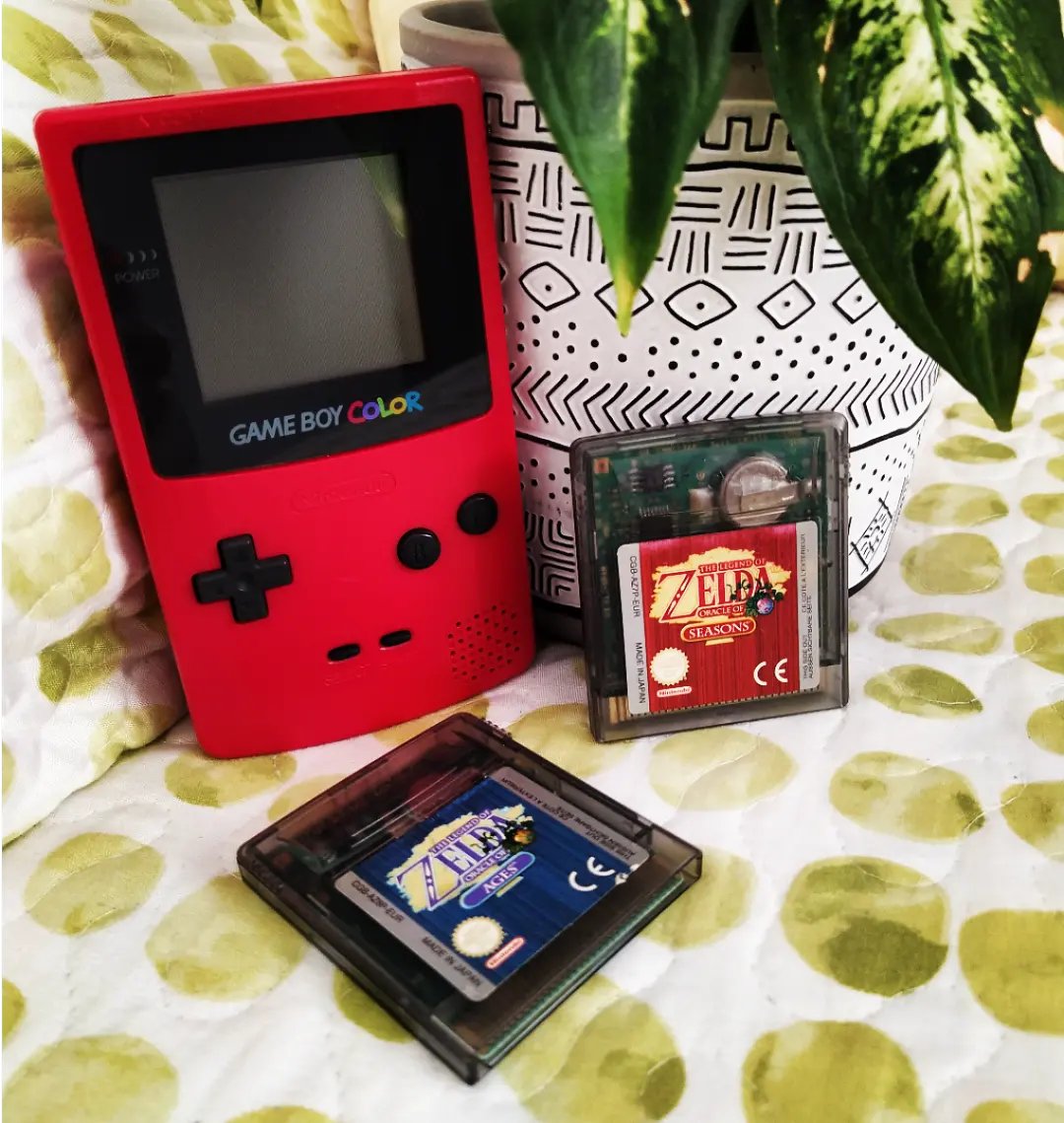 🔴 Oracle of Seasons 🔴 u 🔵 Oracle of Ages 🔵 
¿Cuál tuvisteis vosotras/os? 🤔
#Zelda #oracleofseasons #oracleofages #gameboy #gameboycolor #zeldagames #zeldacollection #retro #retrogames #zeldafan #capcom #nintendo