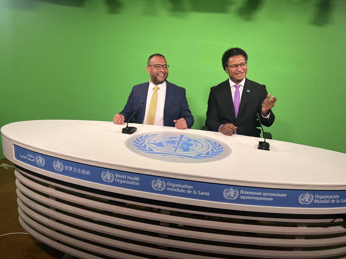 Matthew Wilson (@matthewbarbados) on Twitter photo Since I can’t be in #Barbados for SIDS Ministerial, Ambassador <a href="/LukeDaunivalu/">Luke Daunivalu</a> and I as co-chairs of the outcome document wanted to send a video message which we did today from the <a href="/WHO/">World Health Organization (WHO)</a> - if you want to know what we said: come to Barbados Since I can’t be in #Barbados for SIDS Ministerial, Ambassador <a href="/LukeDaunivalu/">Luke Daunivalu</a> and I as co-chairs of the outcome document wanted to send a video message which we did today from the <a href="/WHO/">World Health Organization (WHO)</a> - if you want to know what we said: come to Barbados