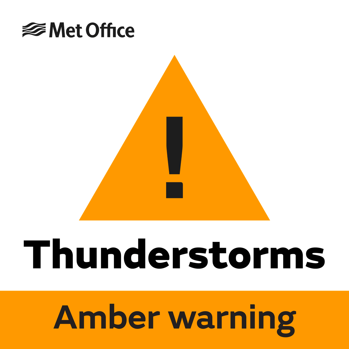metofficeWMids's tweet photo. Amber warning of thunderstorm affecting West Midlands https://t.co/TgyJkor9jm https://t.co/GFOGkW7V0Y