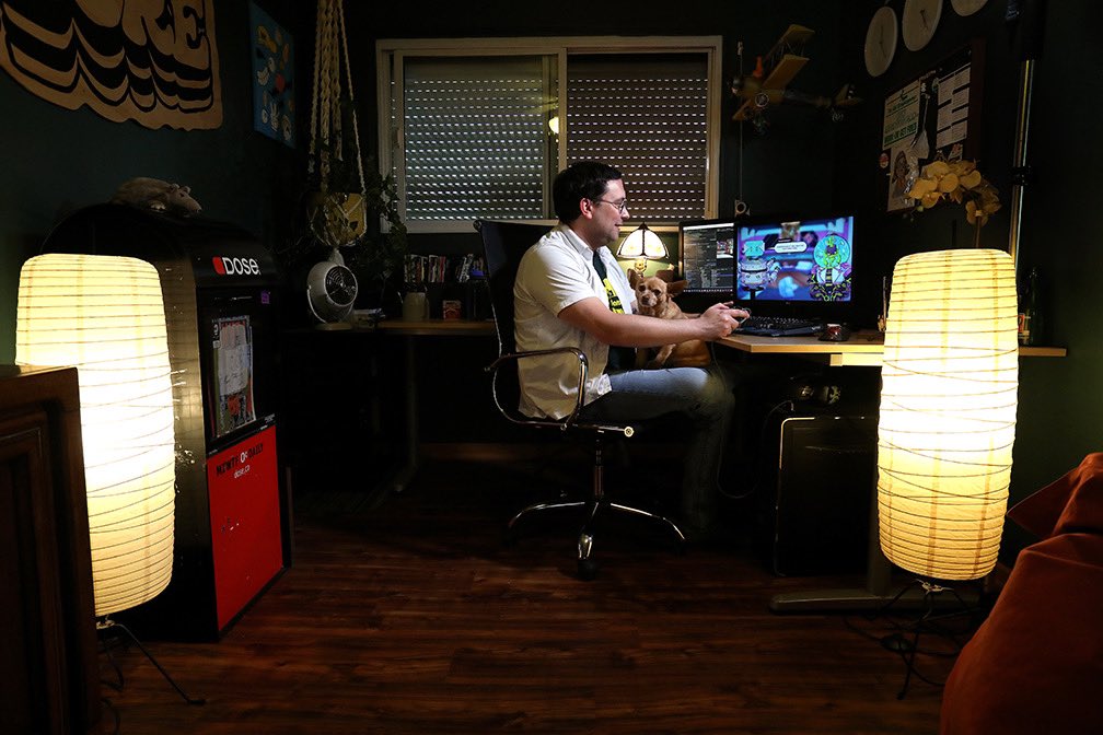 davidbloomphoto's tweet photo. From bylines to pixels. Video game developer Ben Gelinas on creating Times &amp; Galaxy, about being a newspaper journalist in space. https://t.co/xvlrPN9akX #gary #yeg https://t.co/1DfjEuvNDg