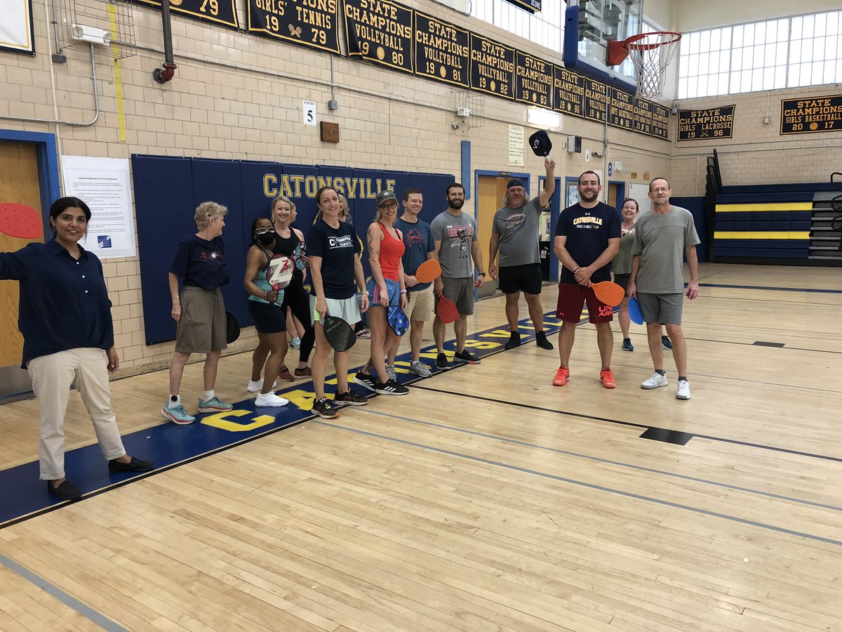 SparkyRupp's tweet photo. Today in public schools:

Faculty pickleball 🥒 https://t.co/VybwvKGxOK