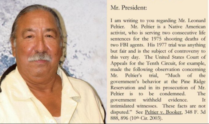 #FreeLeonardPeltier @POTUS @VP @SecDebHaaland @WHCOS @PressSec #INDIGENOUS #TAIRP