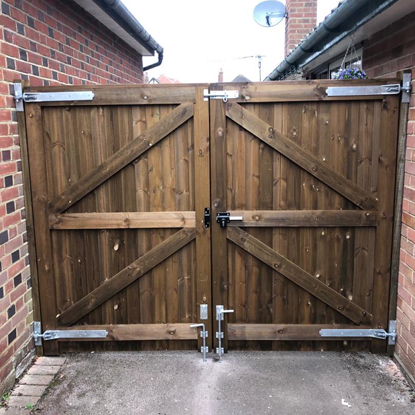 Beautiful bespoke gates for delivery or installation with many different designs, sizes and colours available. Come down, visit our website or give us a call for more details and price lists. #GardenGate #LemonFencing #BespokeGates