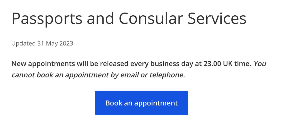 I can't press the buttons quickly enough to book a passport appointment <a href="/NorwayinUK/">Norway in the UK</a> before the slots disappear in less than 1min after release. How on earth are people with more restricted mobility meant to renew their passports??