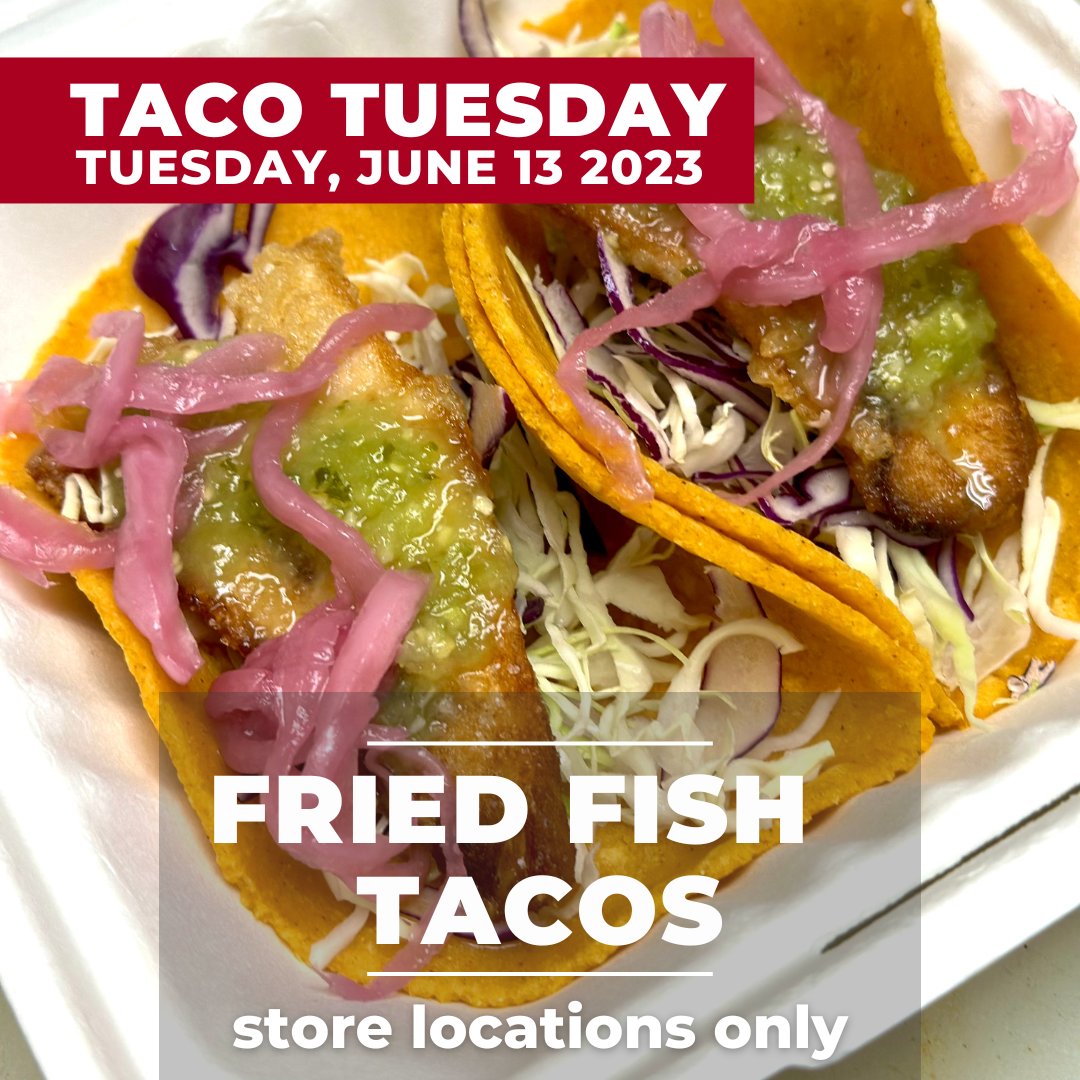 littleminertaco's tweet image. Get that fresh sizzle that you've been craving! Our Fried Fish Street Tacos are baaaack this Tuesday!! Grab your 2x$10 Mahi Mahi tacos asap
available in store locations only #fishtacos #fishtacosdmv #Mexicancuisine
