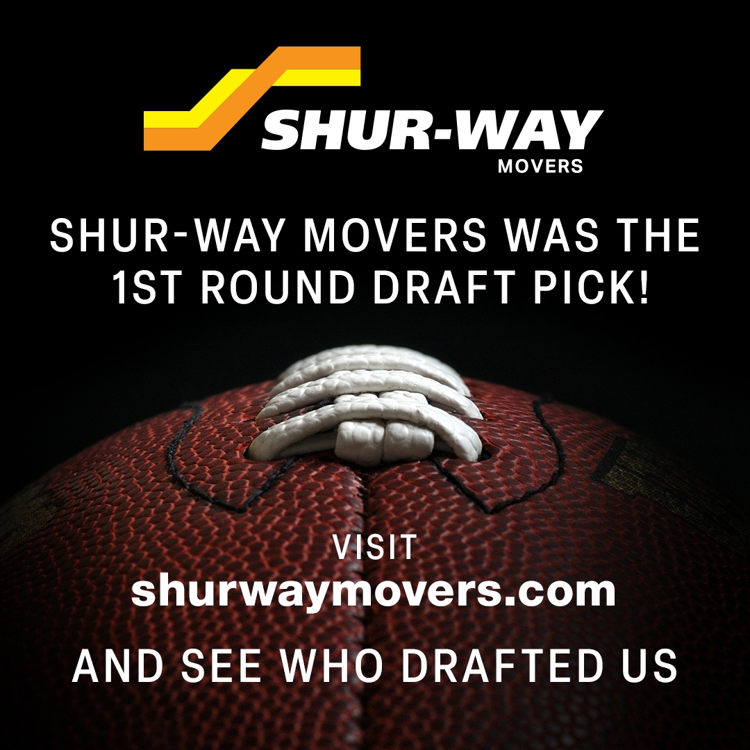 SHUR-WAY MOVERS was the first round draft pick! Visit shurwaymovers.com and see who drafted us.

shurwaymovers.com
.....
#shurwaymovers #shurwaymoving #over65years #professionalmovers #nflfootball #ilovefootball #footballteam