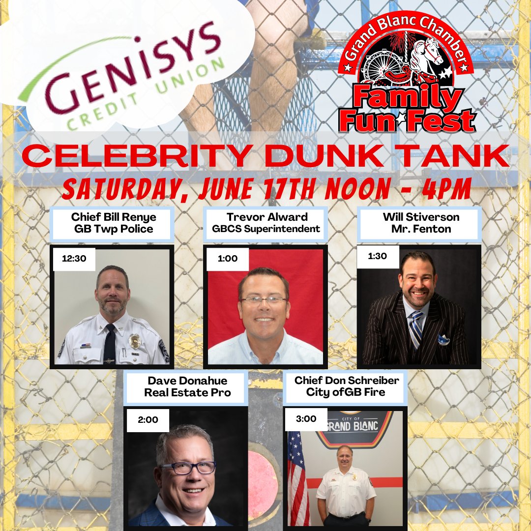 GB_Chamber's tweet image. Who will you dunk for a great cause?  Join us this week starting Thursday at Fun Fest (Celebrity Dunk Tank is Saturday)!  For Fun Fest hours, visit the Facebook Fun Fest Event Page or click the link to this week's newsletter. conta.cc/42BztMT
conta.cc/3X0tNuq