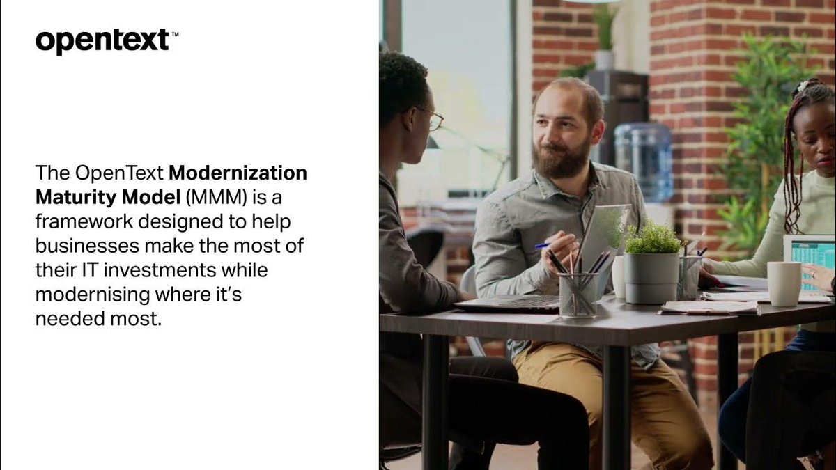 Ignite #Innovation with OpenText! Explore the Modernization Maturity Model (#MMM), a dynamic roadmap designed to fuel innovation, boost efficiency, and enhance customer experiences. ow.ly/ZgnL50OIXUM #modernization #agility #ApplicationModernization #COBOL #DevOps