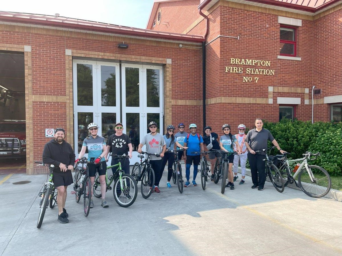 A special “thank you” to BikeBrampton for including Brampton Fire as part of their Bike the Creek event, and for including Deputy Chief Kane on the dignitary ride!

BikeBrampton encourages, promotes and advocates for increased safe cycling in Brampton. bikebrampton.ca^TH
