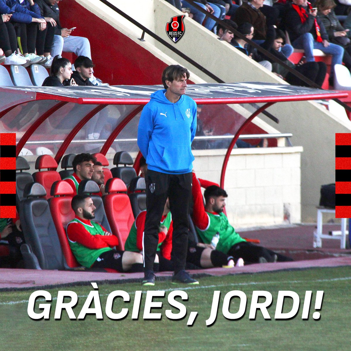 🫂 Jordi Mercadé no continuarà la temporada vinent al Reus FC Reddis

Gràcies per ser com ets, Merca, et desitgem tota la sort del món en aquesta nova etapa❤️🖤

#reusfcr🔴⚫️ #somreusfcreddis