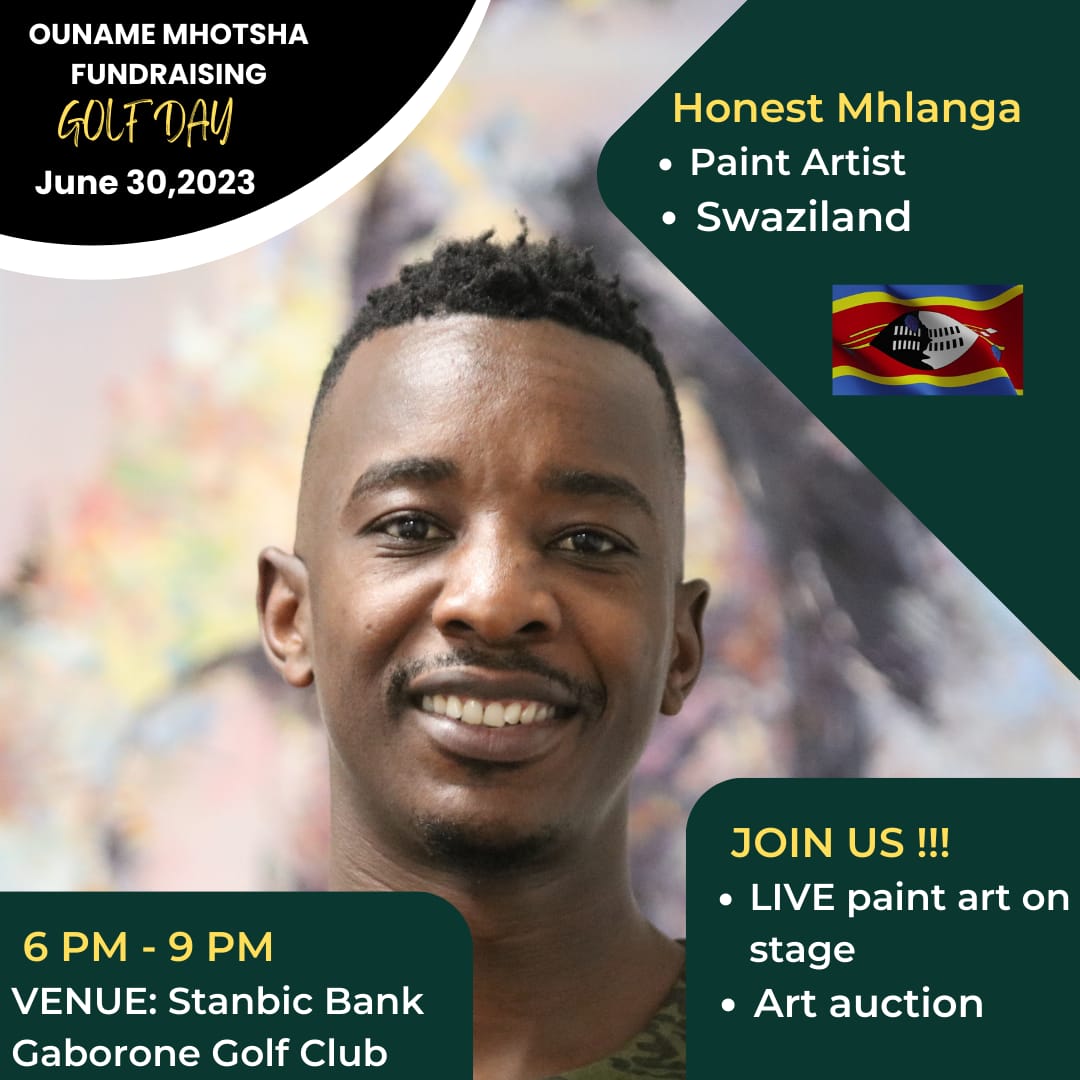 Its official, #Botswana for the 1st time..
#OunameMotshaFundraisingGolfDay
@OunameM
#Botswana
#HonestArtworks