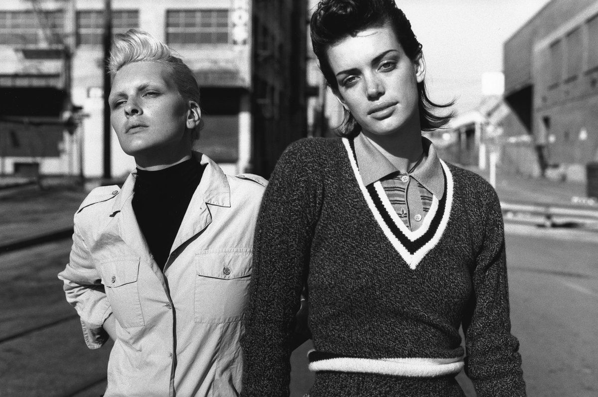 peterlindbergh's tweet photo. Kim Iglinsky &amp; Sybil Buck, Los Angeles, 1996 https://t.co/f3mV6OkQ5P
