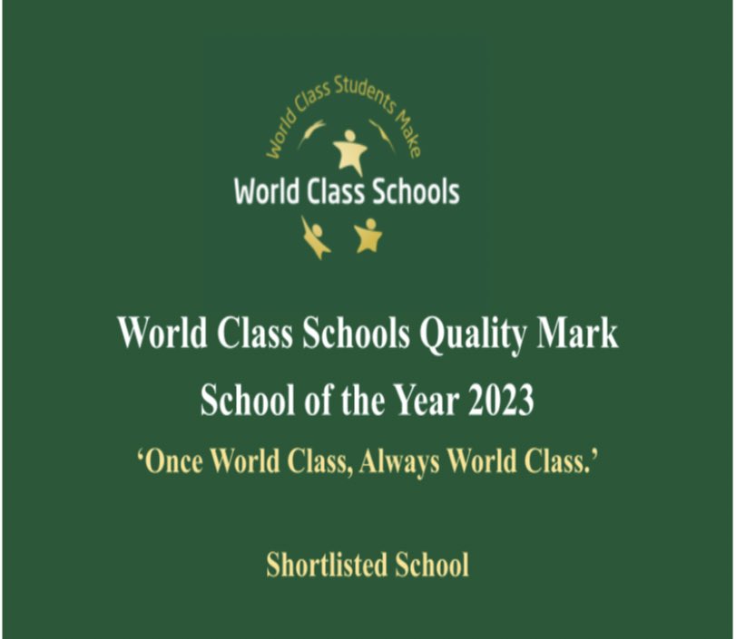 🚨Amazing announcement time 🚨
Trinity Academy St Edward’s has been shortlisted for ‘World Class School of the Year 2023’. We are one of 5 schools out of 147 shortlisted.
Another superb achievement for our school. @WCSQM @trinity_mat