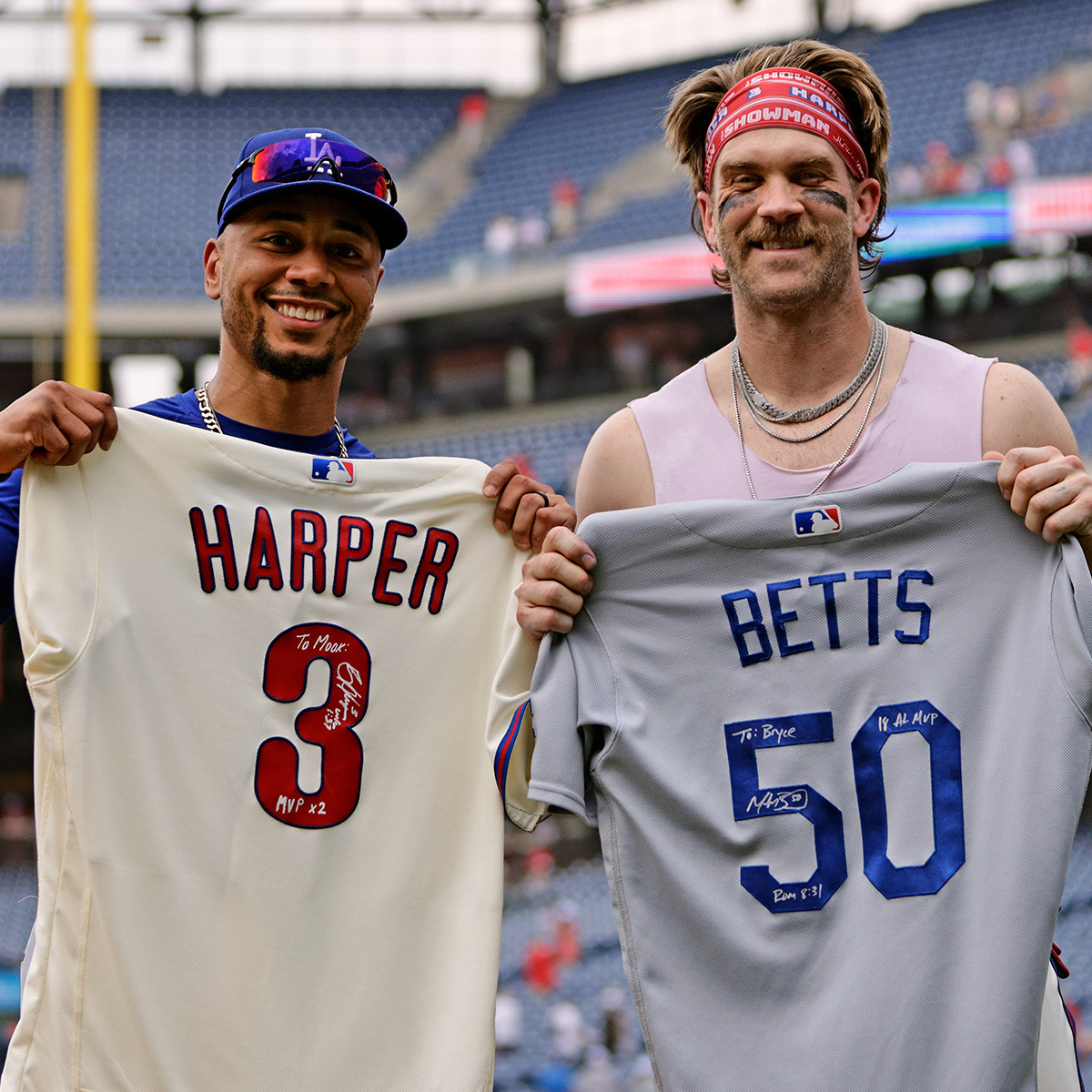 bryce harper autographed phillies jersey