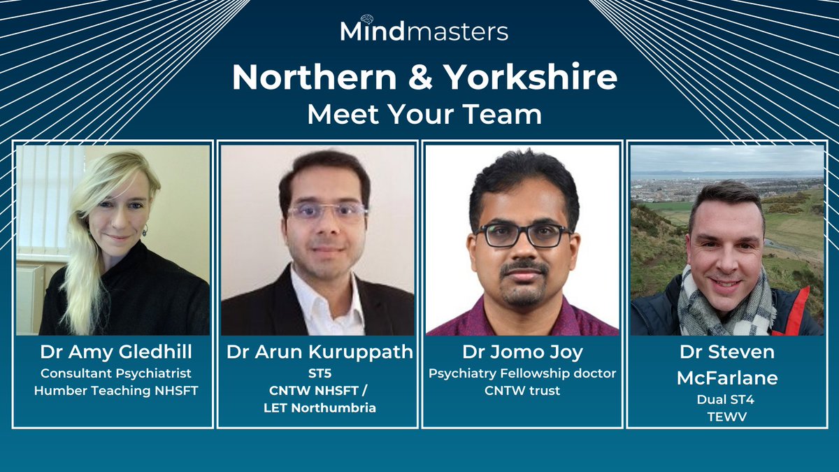 Members! We are delighted to announce the #Mindmasters Team being the Northern and Yorkshire Division for 2023! Stepping forward and putting their knowledge to the test are...

Support our team at #RCPsychIC 2023! #GoNYTeam <a href="/AmyGledhill1982/">Dr Amelia Gledhill 🏳️‍🌈</a> <a href="/drjomonjoy/">jomon joy</a>
bit.ly/3lUbN6G