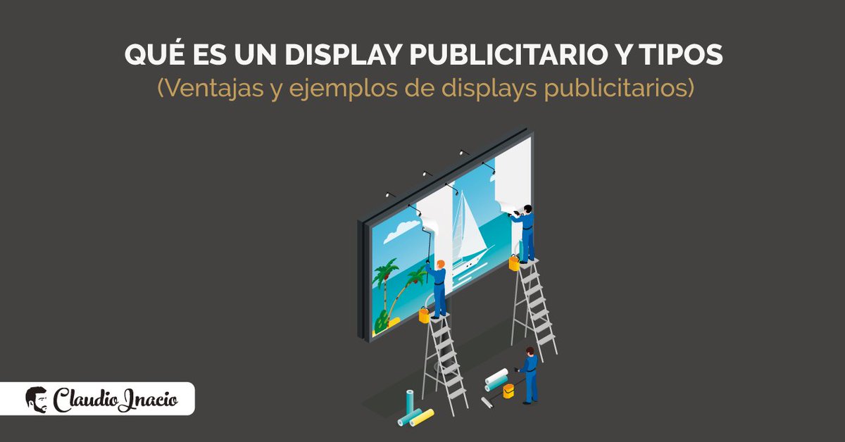 cinacio06's tweet photo. 📌 NUEVO POST: Qué es un display publicitario: ventajas y tipos 2023 👉https://t.co/3uI37qMpA6 via @cinacio06 

#displaypublicitario #publicidad #marketing