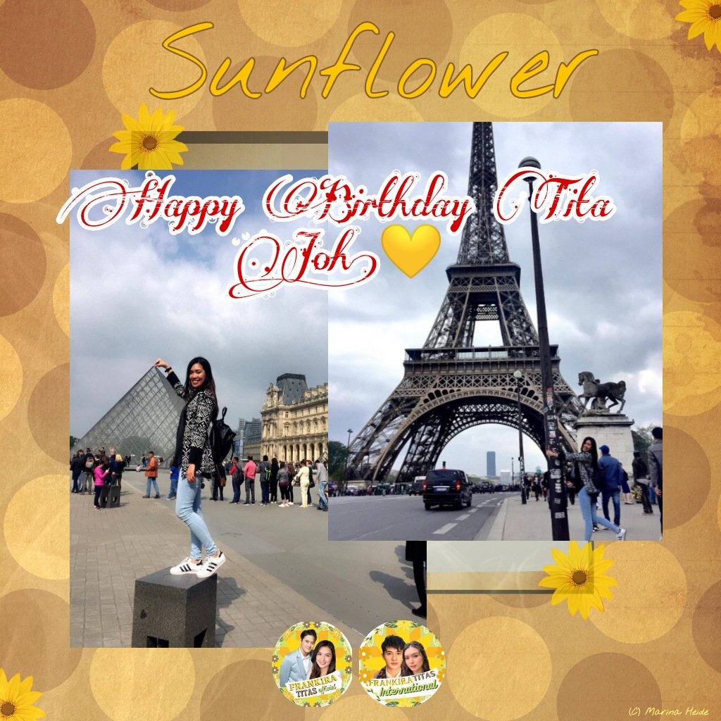 FKTitasINTL's tweet photo. For by me, your days will be multiplied, and years will be added to your life.
         ---- Proverbs 9:11----

Happy Birthday, @FRANKIRAAA28.
We're so grateful to have a thoughtful and very understanding Tita like you. We love you😘🌻

May your day be filled with God's goodness! https://t.co/4l4AfRgXVQ