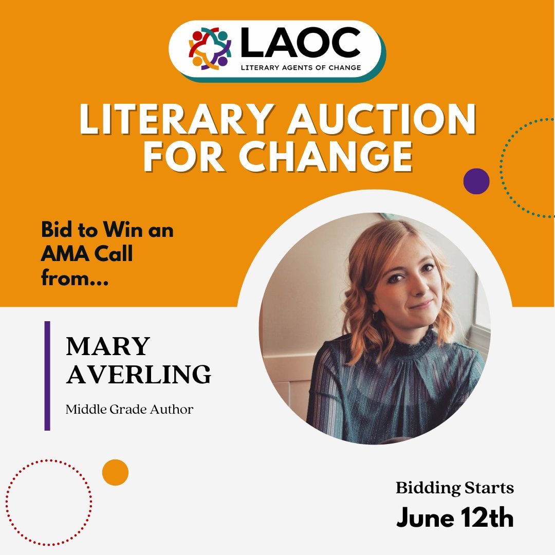 ✨Bidding is open!✨ In support of Literary Agents of Change, I'm donating an AMA call! Talk to me about all things publishing, debuting, and middle grade!! Item link here: givebutter.com/c/laocauction/…