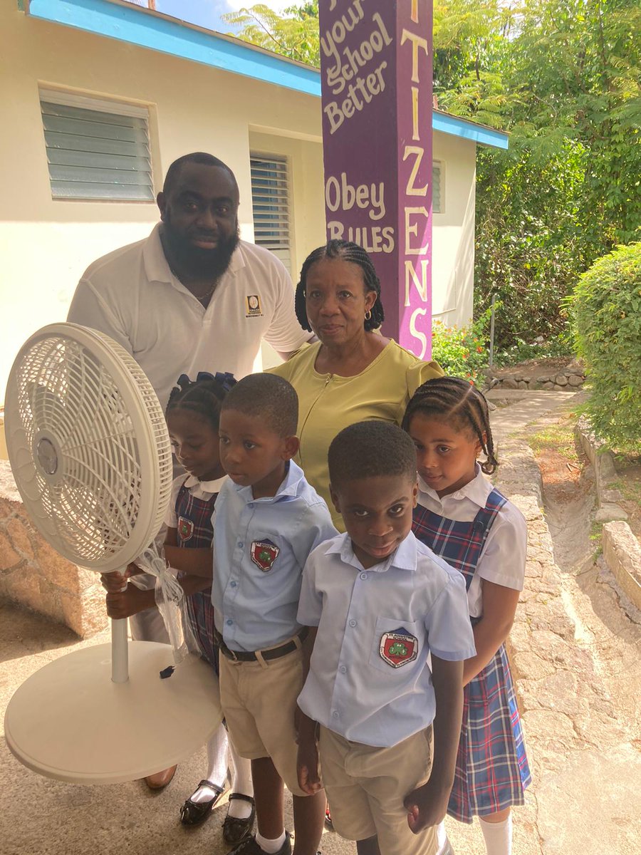 StAugustineMNI's tweet photo. Our classes just got cooler! 
Huge thanks to the PTA for their kind donation of fans to each grade! 
#staugustineprimary https://t.co/Fm6fxvlCQ0