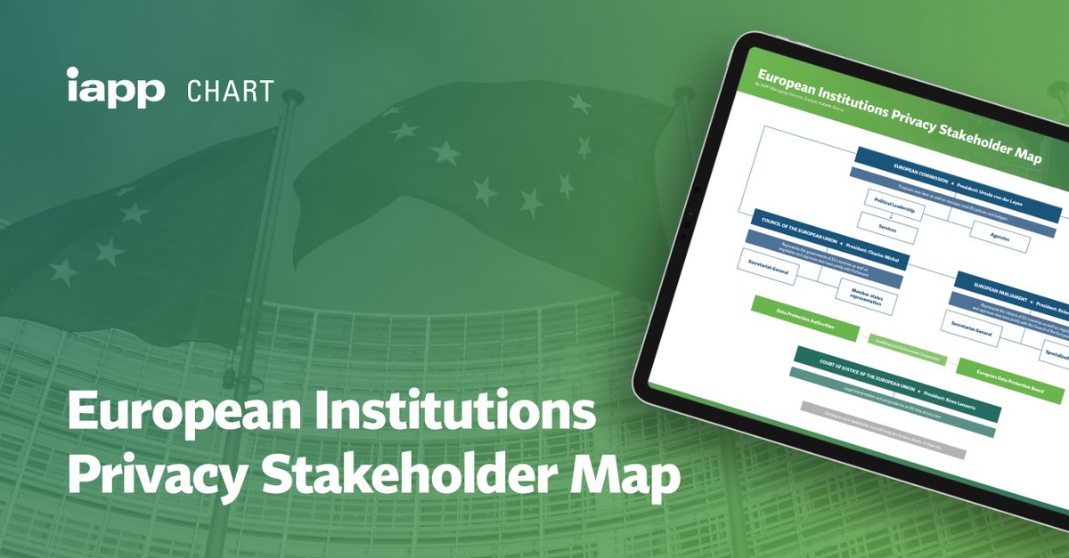 IAPP (@the_iapp) on Twitter photo June update! We've updated our European Institutions Privacy Stakeholder Map, brought to you by IAPP's <a href="/IsabelleRoccia/">Isabelle Roccia</a>. Get an overview of EU institutions, the nature of their role, the specific areas of responsibilities, and current leadership: ow.ly/qsVJ50OLWgC June update! We've updated our European Institutions Privacy Stakeholder Map, brought to you by IAPP's <a href="/IsabelleRoccia/">Isabelle Roccia</a>. Get an overview of EU institutions, the nature of their role, the specific areas of responsibilities, and current leadership: ow.ly/qsVJ50OLWgC
