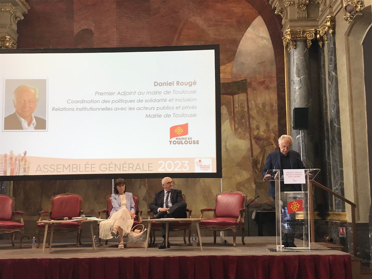 Daniel Rouge  ⁦<a href="/Toulouse/">Toulouse - Mairie et Métropole</a>⁩ insiste sur l’expertise de la Mutualite en matière de petite enfance , de centre de santé médicaux et dentaires .
⁦<a href="/mutualite31/">Mutualité Française Haute-Garonne</a>⁩ s’inclut dans un environnement toulousain  d’excellence en matière de recherche et de santé !