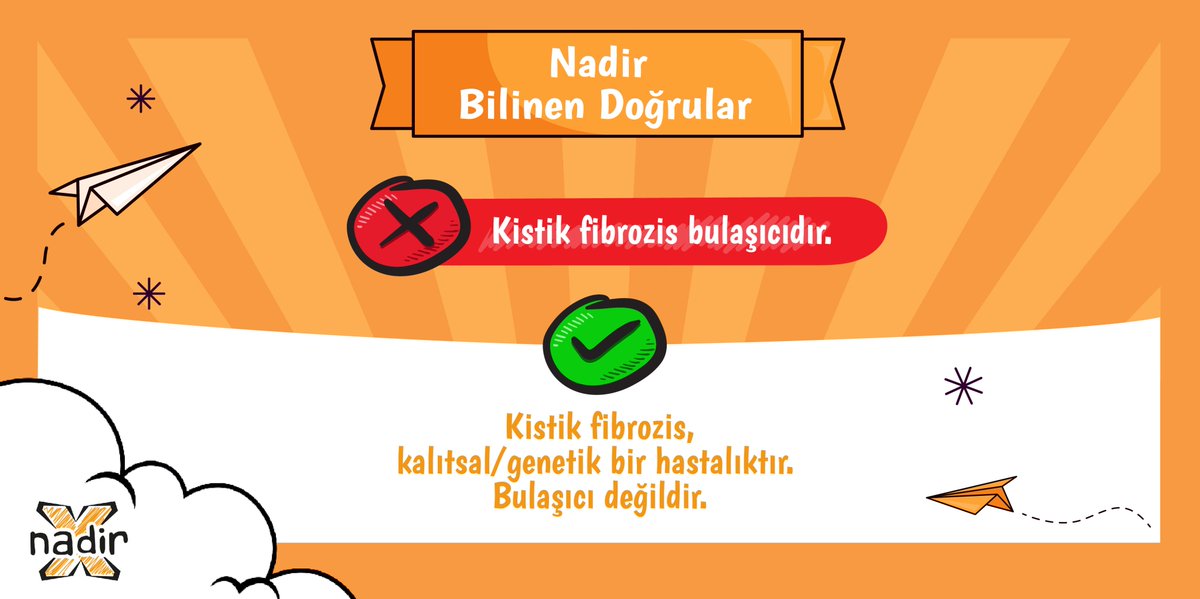 nadirxkahraman's tweet photo. Kistik fibrozis genetik geçişli nadir bir hastalıktır!

KF’e neden olan genetik değişiklik nedeni ile KF’li hastalarda vücuttaki bütün salgılar; susuz, koyulaşmış ve yoğun kıvamda olup akışkan özelliği kaybolmuştur.

Bu durum vücutta enfeksiyonlara ve hasara neden olmaktadır. https://t.co/Am6MP4pxUn