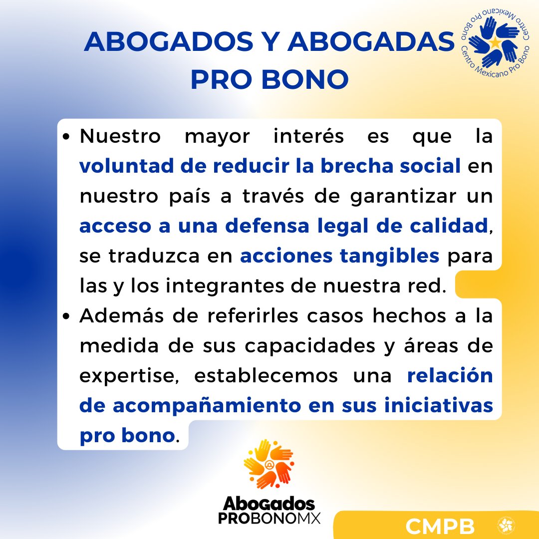 Centro Mexicano Pro Bono, AC tweet media