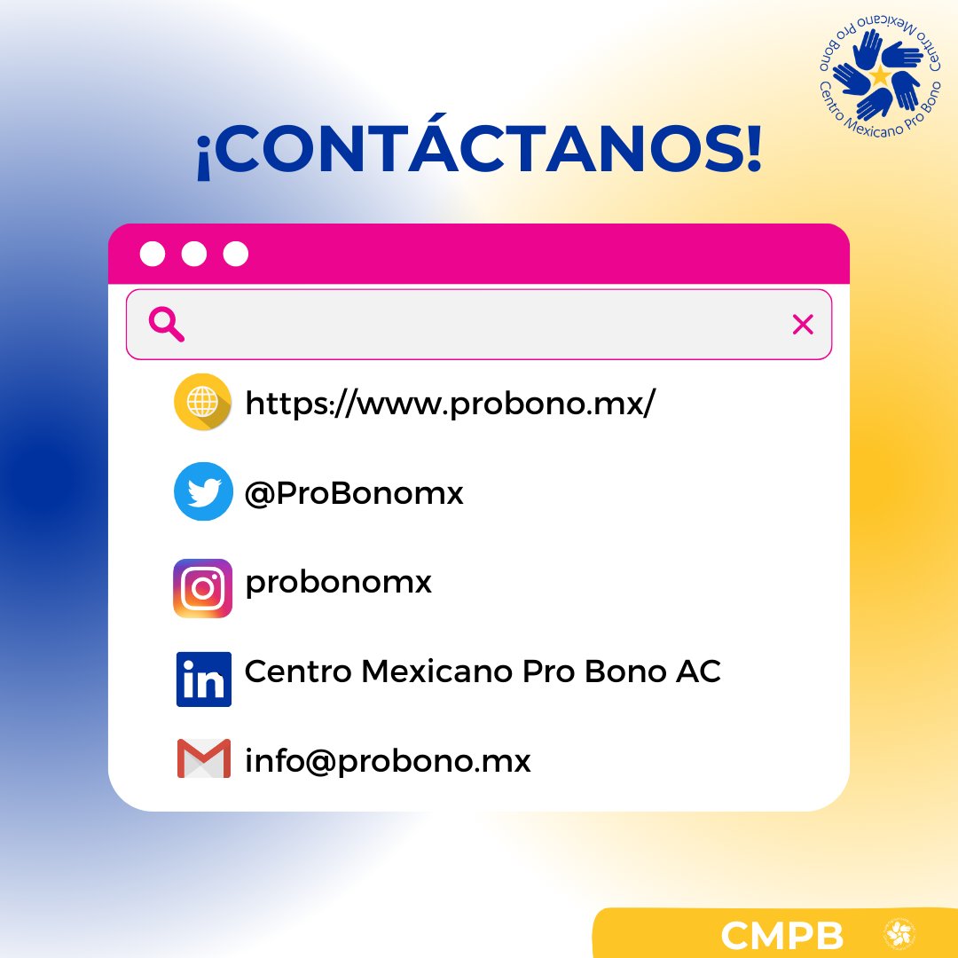 Centro Mexicano Pro Bono, AC tweet media