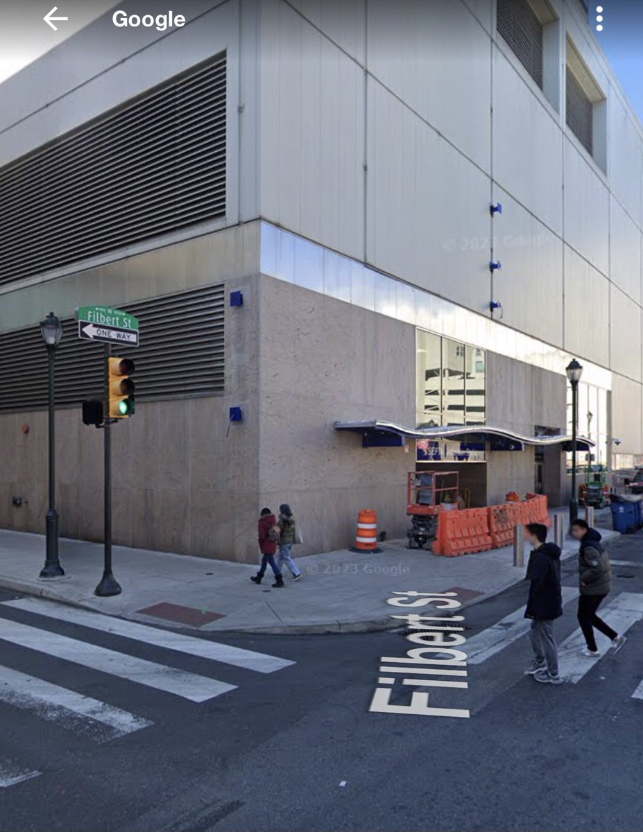 three_AMdreams's tweet photo. @SEPTA_SOCIAL @nateweinberg1 these 2 entrances are what i was referring to- across from Greyhound at 10th &amp; Filbert, and the now closed entrance at 12th &amp; Filbert. 11th entrance through the Gallery are a little better, and the best one from Market is gone. https://t.co/y8KlDD6qJu