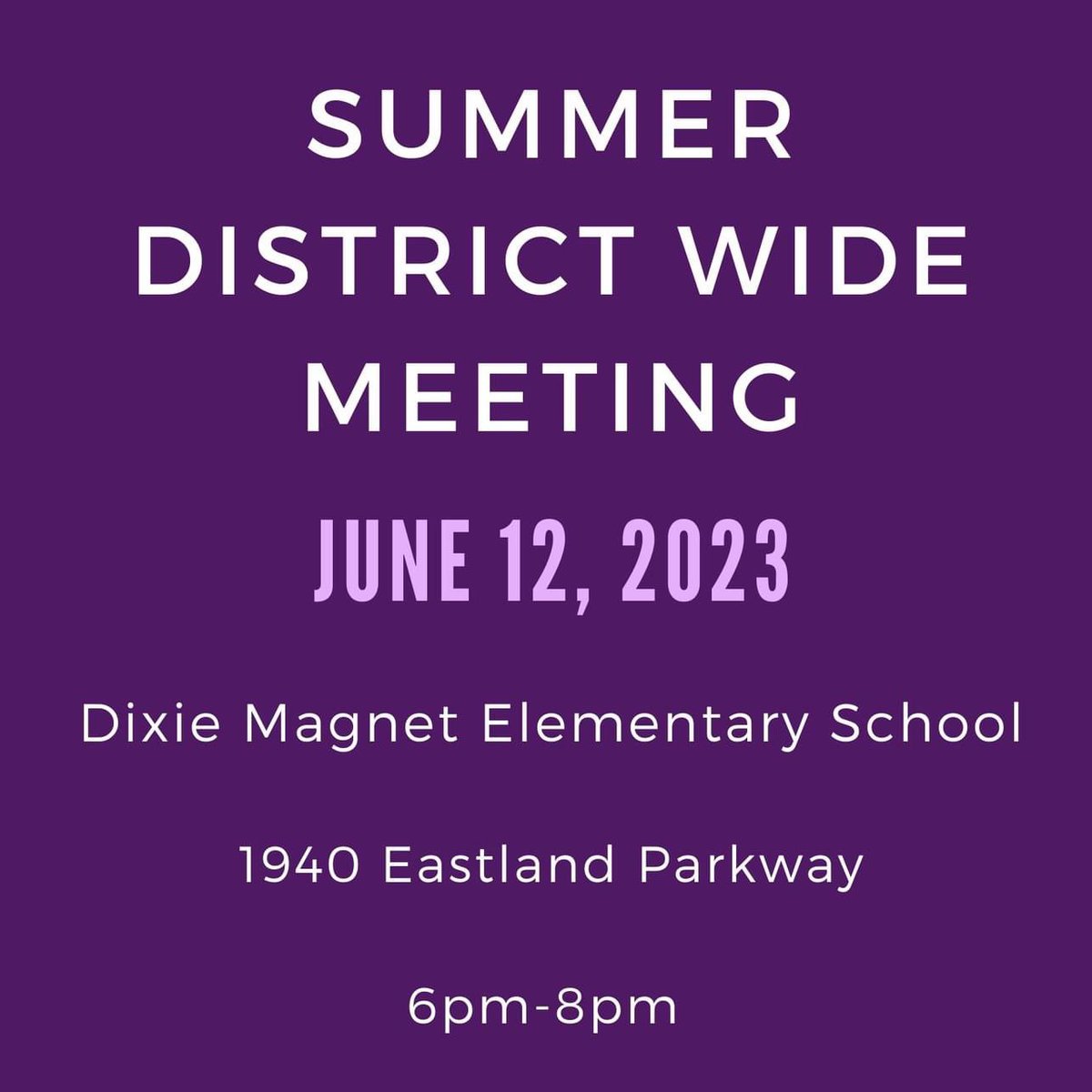 Join Councilwoman Denise Gray and others TONIGHT for the Summer 6th District-Wide meeting. Find more info at this link: facebook.com/events/9351711…