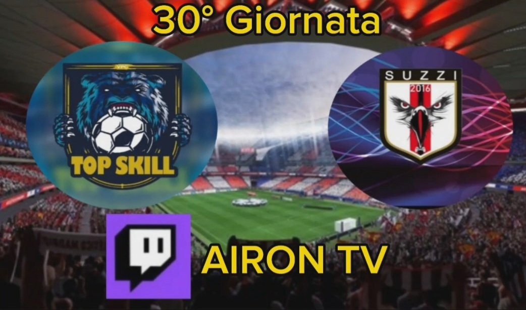 Matchday 30°  Giornata 
PGS 
Top skill VPC VS <a href="/OfficialSuzzi/">SuzziOfficial</a>