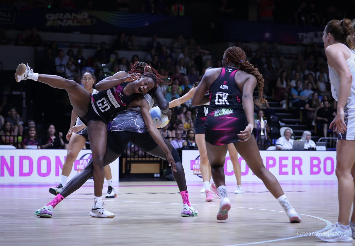 @Pulse_Netball @NetballSL @EnglandNetball @FadojuFunmi It’s caption time!! I am sure Funmi will supply a prize for the best caption.