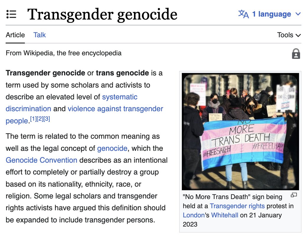 TheRabbitHole's tweet photo. Jewish Genocide (Holocaust) Death Toll: 6 million
Rwandan Genocide Death Toll: 491,000 - 800,000
Cambodian Genocide Death Toll: 1.5 - 2 million
Transgender Genocide Death Toll: ???? https://t.co/vGM3F7B68T
